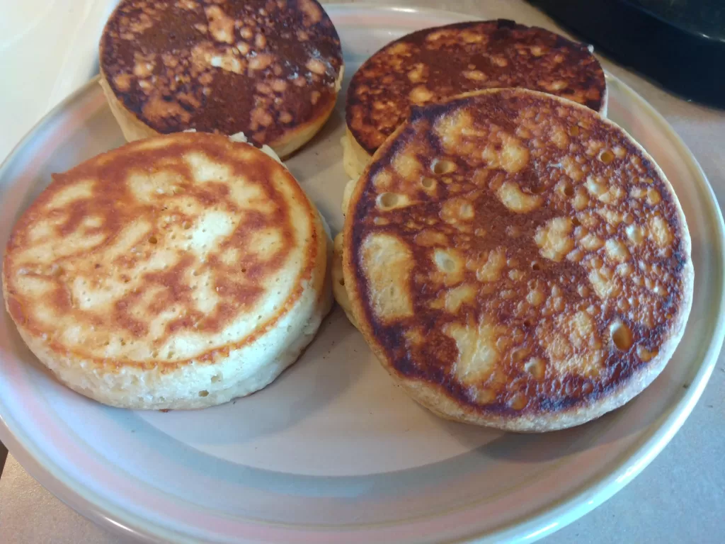 家で作った場合パンケーキがまずい