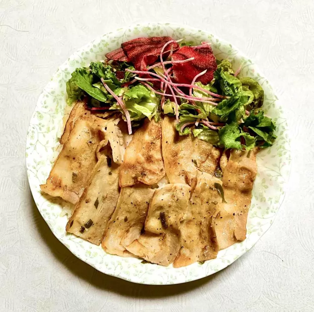 お野菜多めの料理